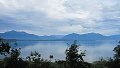Pohled na jezero večer