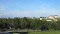 Pohled na hrad v Burghausenu