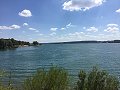 Pohled na jezero Brombachersee