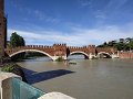 Pohled na most Vítězství ve Veroně